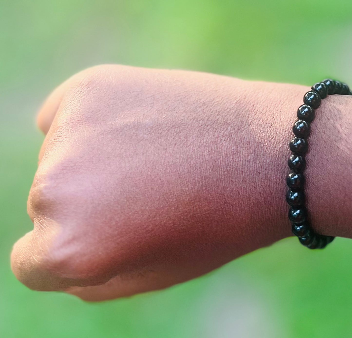 ♟️Black Obsidian Bracelet - 6 mm beads (Approximately 6.6” Length)