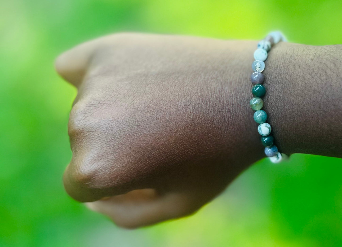 🌿 Fancy Jasper Bracelet - 6 mm beads (Approximately 6.6” Length)