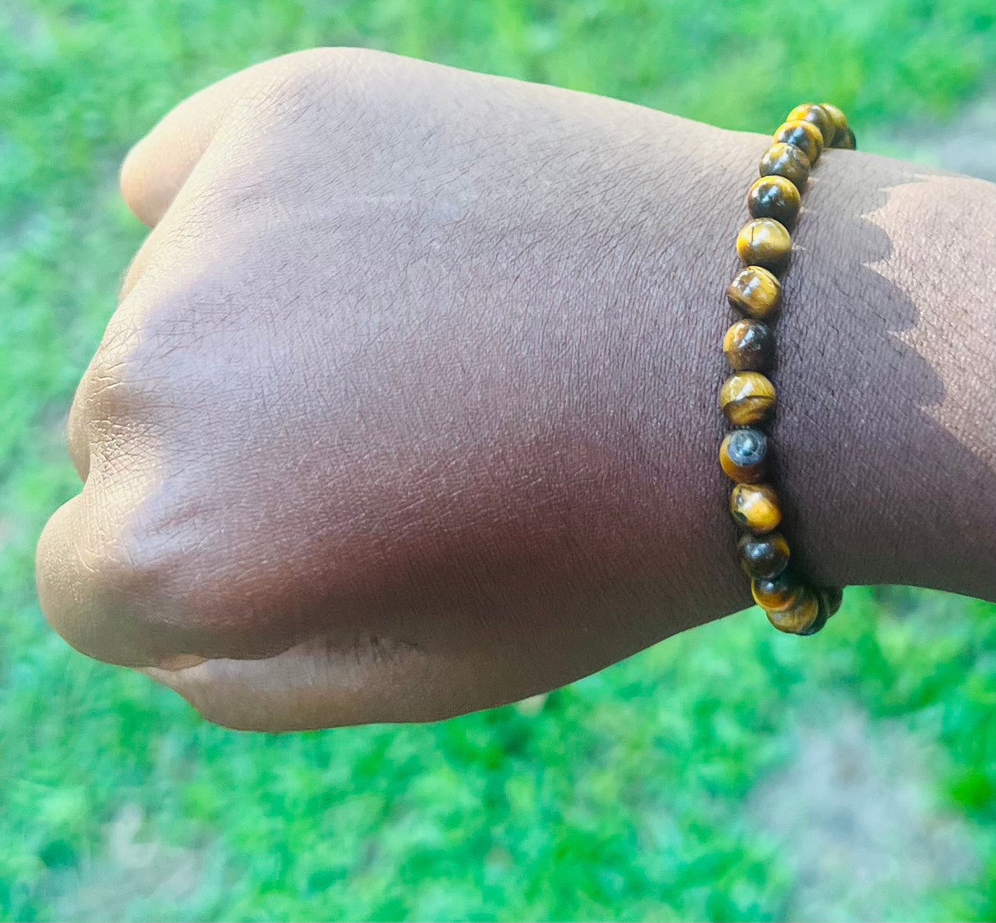 🐅Tiger Eye Bracelet - 6 mm beads (Approximately 6.6” Length)