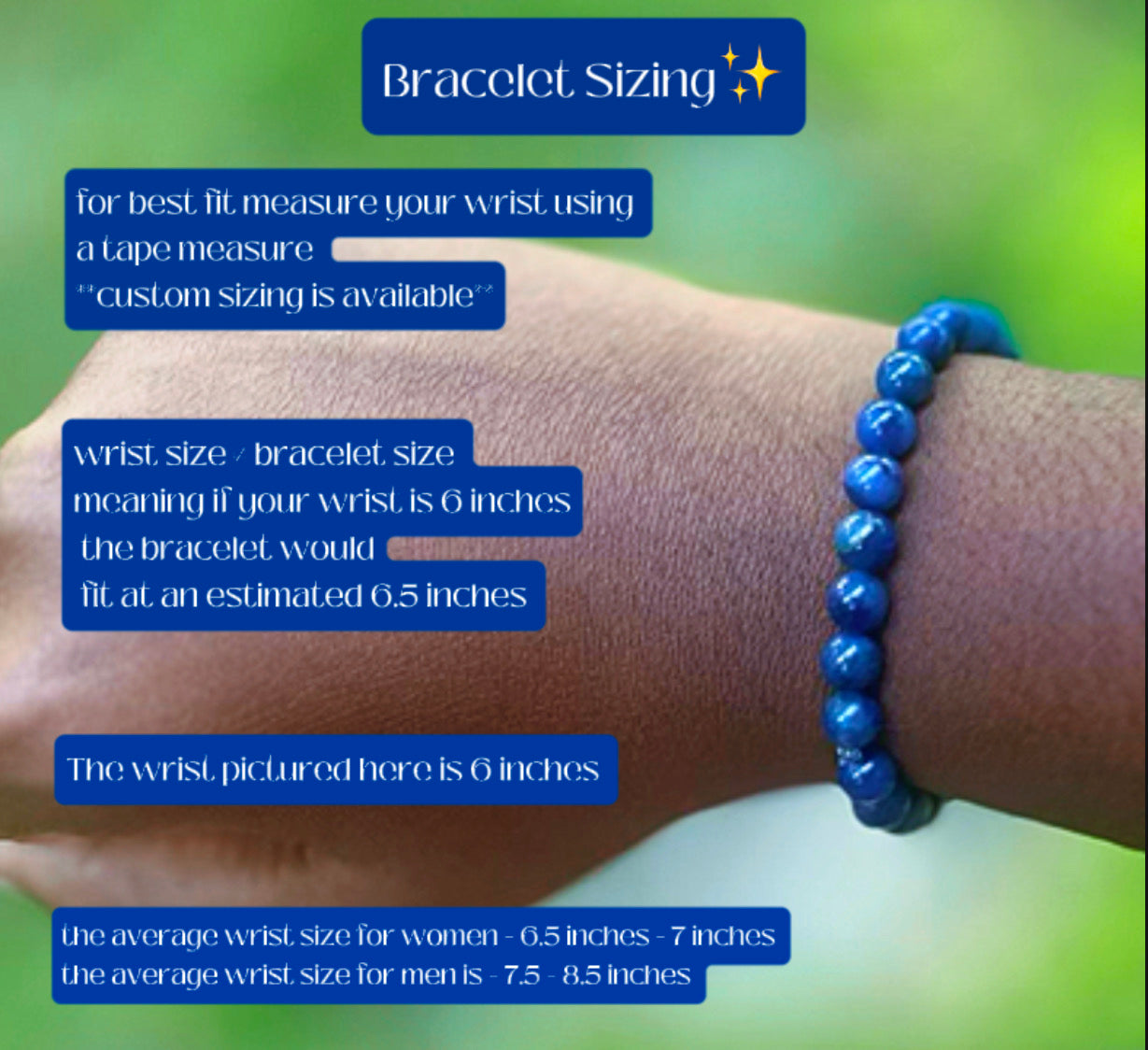 💙 Blue Aventurine Bracelet - 5 mm beads (Approximately 6.6” Length)